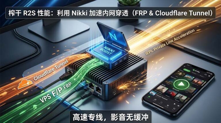 利用 Nikki 节点为 Cloudflare Tunnel 与 FRP 开启“降维打击”级加速